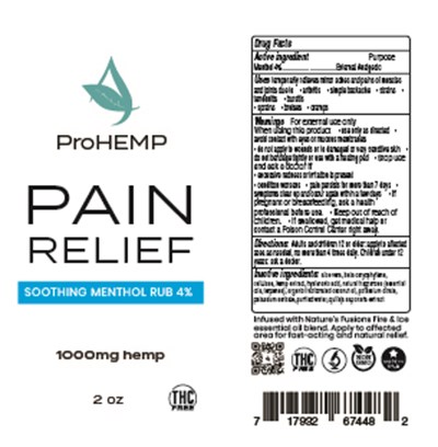 2 Oz Tube Display Panel (Ph Pain Relief Rub 1k 2oz Tube)